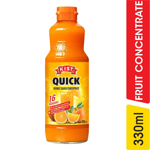 Kist Quick - Orange Squash Concentrate - 330.00 ml