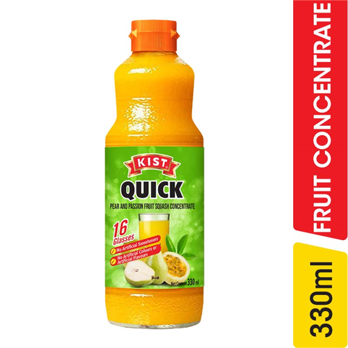 Kist Quick - Pear & Passion Fruit Squash Concentra - 330.00 ml