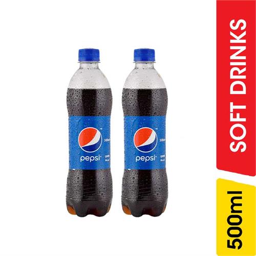 Pepsi 500ml, Buy one Get one Free - 500.00 ml