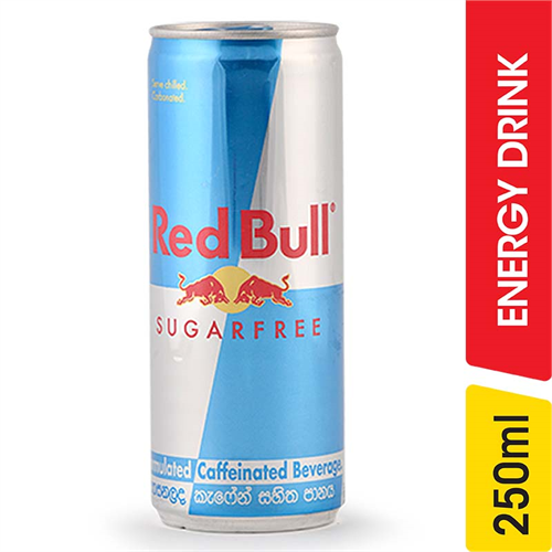 Red Bull Energy Drink Sugar Free - 250.00 ml