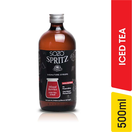 Sozo Iced Tea Concentrate Mixed Berries - 500.00 ml