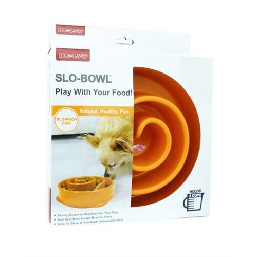 Dog Games Slo-Bowl Slow Feeder Coral