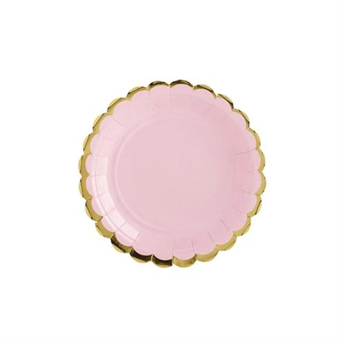 Paper Plates With Cups Pink