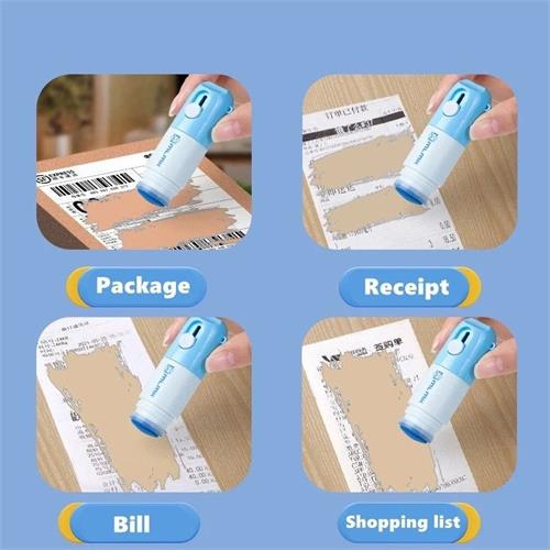 2 In 1 Express Tool Thermal Paper Correction Liquid With Unpacking Knife