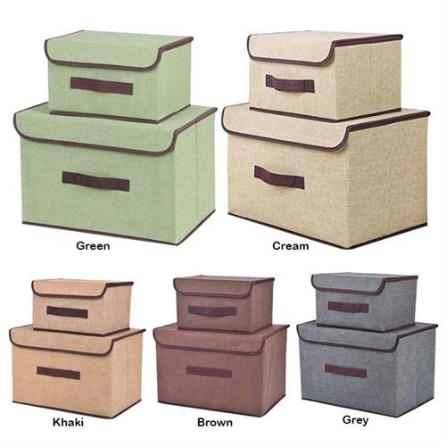 Foldable 2 pcs storage box Mix Colour