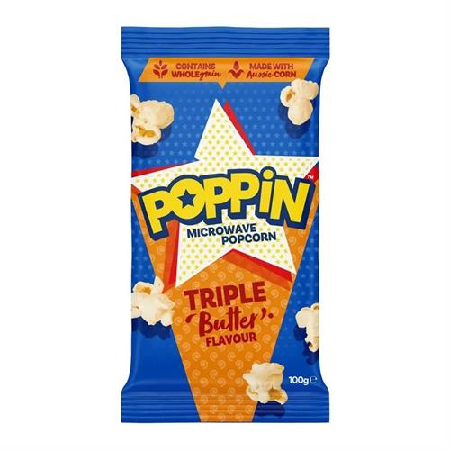 Poppin Microwave Triple Butter Flavor 100g