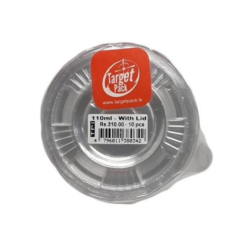 Target Multi-purpose Aluminum Foil Container 110ml 10pcs (With Lid)