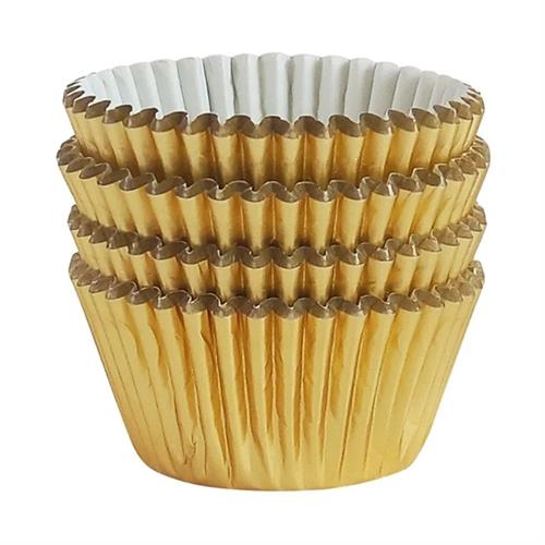 Target Pack Cup Cake Cases 11cm 100pcs Gold