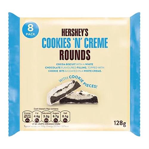 Hershey s Cookies N Creme Rounds 128g