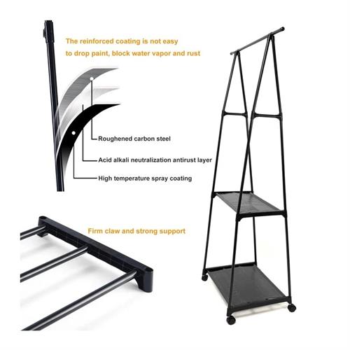 Triangle Steel Clothes Rack