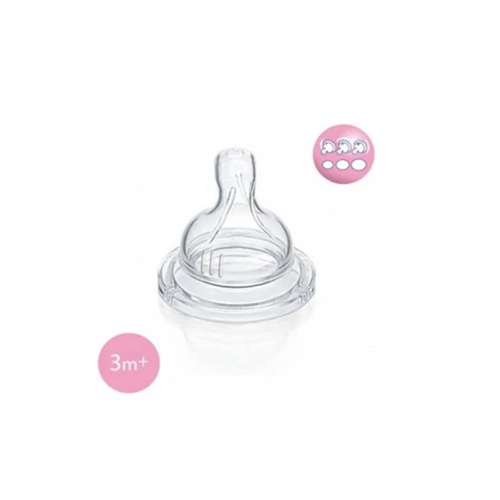Philips Avent Classic Silicon Teats 3m+