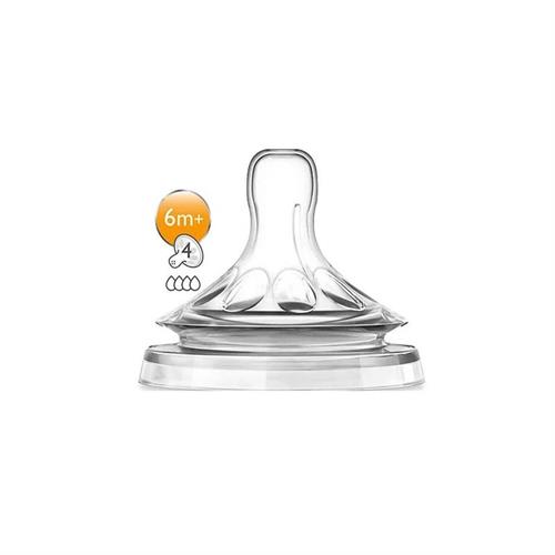 Philips Avent Classic Silicon Teats 6m+