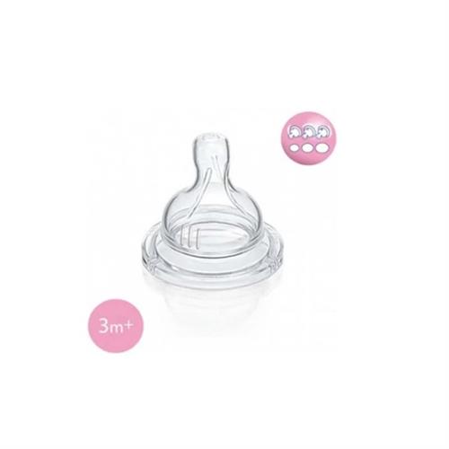 Philips Avent Silicon Teats Variable 3M+