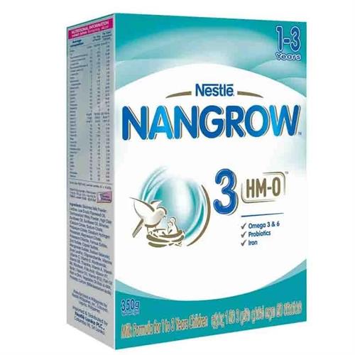 Nestle NANGROW 3 HMO Milk Formula for 1 to 3 years Children, 300g Bag in Box Pack