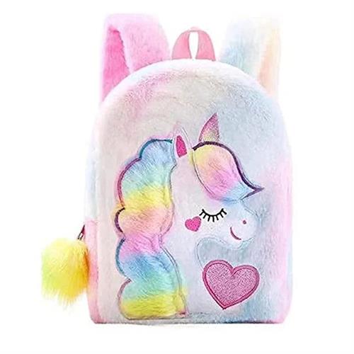 Kids Unicorn Soft Fur Bag 3556