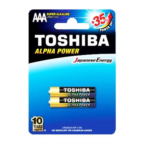 Toshiba Alpha Power AAA Battery 2pcs