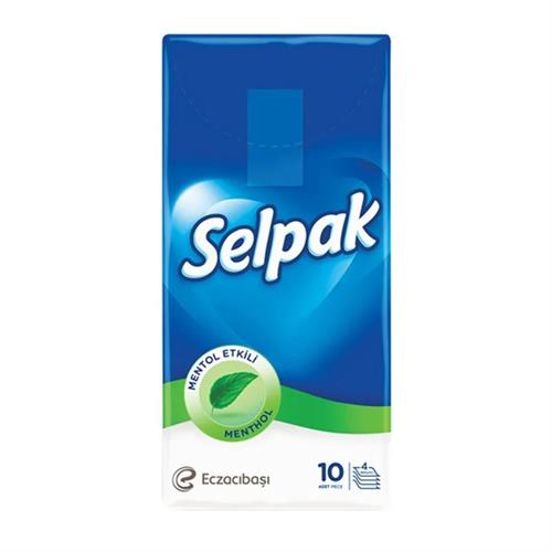 Selpak Hanky Menthol Scented 10 Pcs Pack