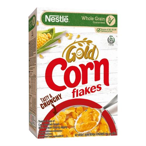 Nestl GOLD CORN FLAKES Breakfast Cereal 275g Box