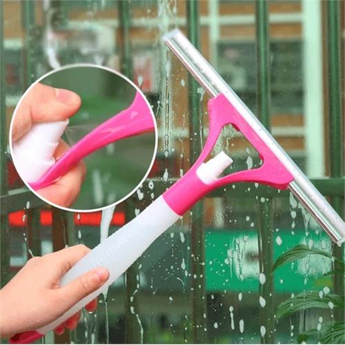 Glass Cleaning Wiper with Spray