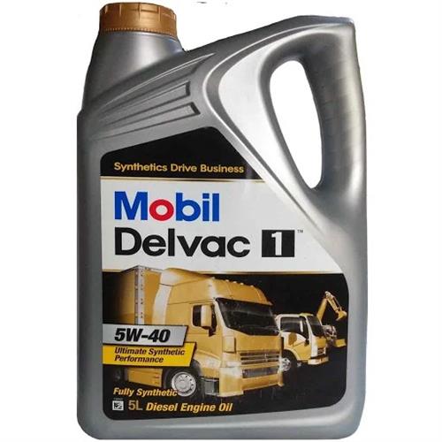 Mobil Delvac 1 5W-40 Advanced Full Synthetic Motor Oil 5L