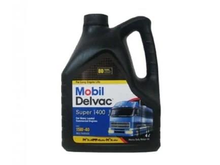 Mobil Delvac Super 1400 15W-40 Mineral Multigrade Motor Oil 5L