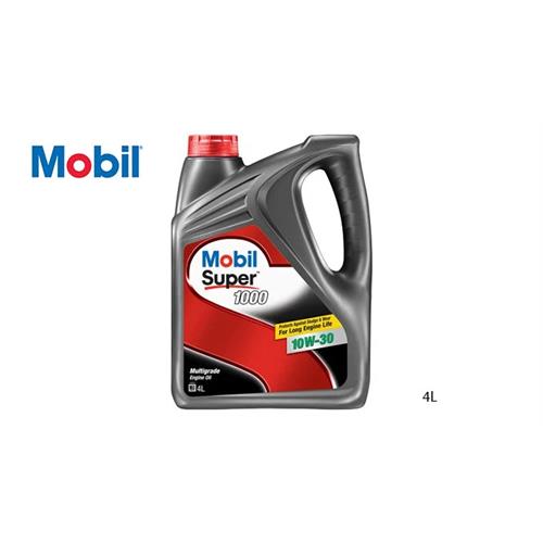 Mobil Super 1000 10W-30- Mineral Multigrade Motor Oil 4L