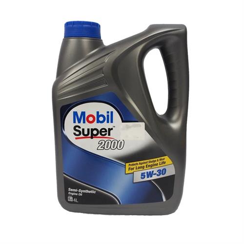 Mobil Super 2000 5W-30 Semi Synthetic Motor Oil 4L