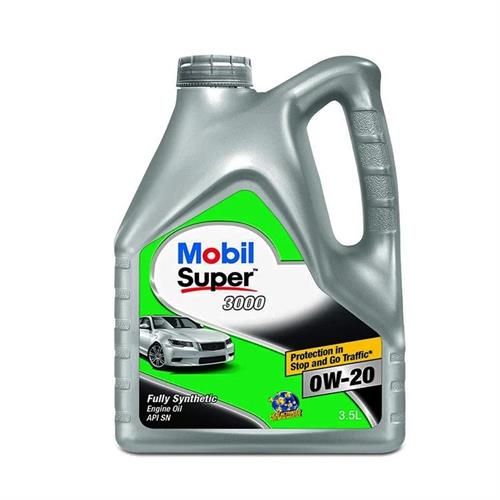 Mobil Super 3000 0W-20 Fully Synthetic Engine Oil 3.5L