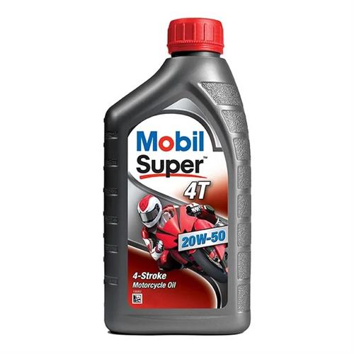 Mobil Super 4T JASO MA(MINERAL) 20W-50 Motorcycle Oil 800ml