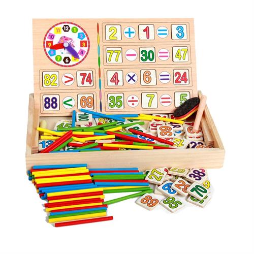 Children Wooden Mathematical Operation Game Box