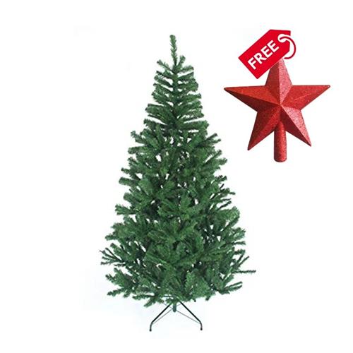 Green Christmas Tree (6 Feet) Double bush Stand