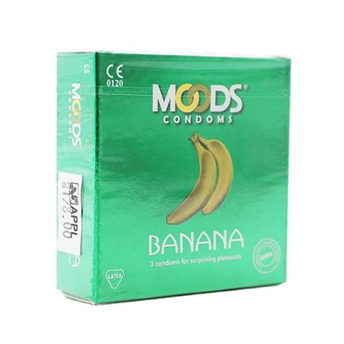 Moods Banana Flavoured Condoms 3pcs