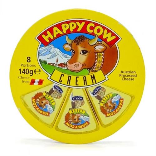 Happy Cow Cheese Cream Wedges 140g