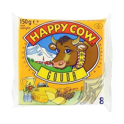 Happy Cow Gouda Cheese Slices (08-Pack) 150g
