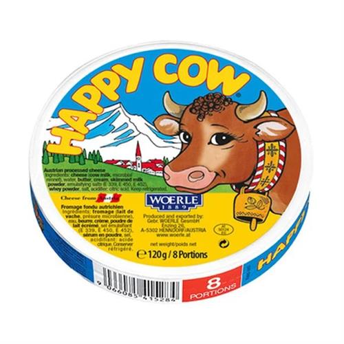 Happy Cow Processed Cheese Triangles 120g