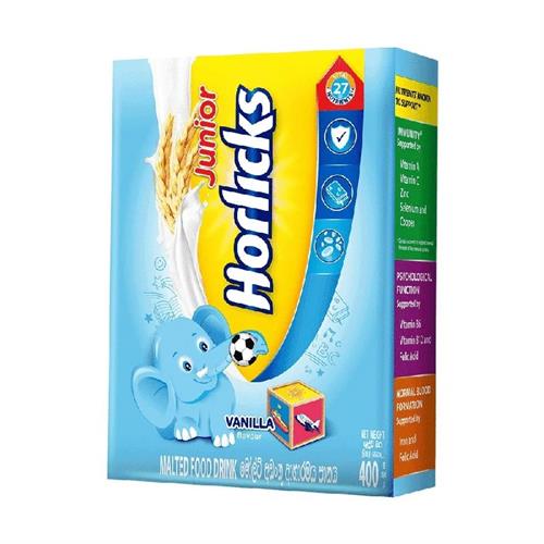 Horlicks Junior Vanilla Malted Food Drink 400g
