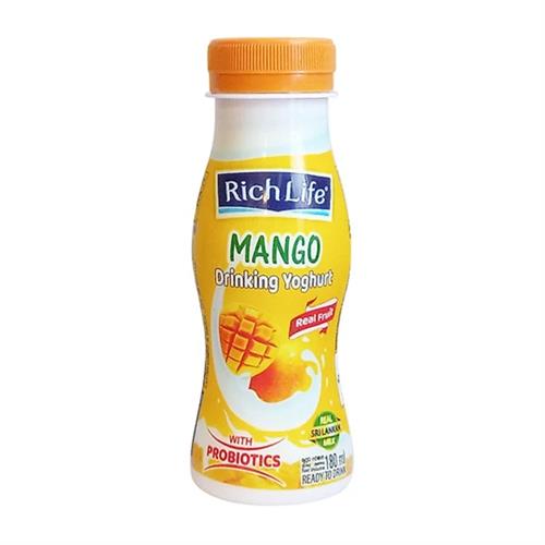 Richlife Drinking Yoghurt bottle Mango 180ml