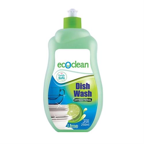 Eco Clean Antibacterial Dish Wash Lime 250ml