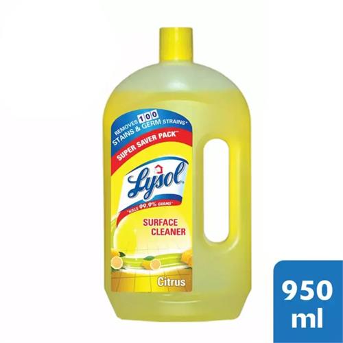 Lysol Disinfectant Surface Cleaner Citrus 950ml