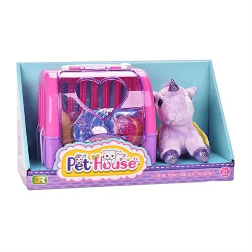 Pet House Plush Stuffed Unicorn Toy DR5019