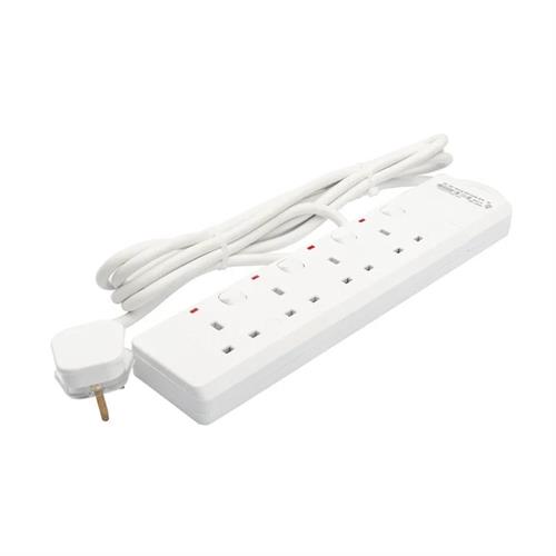 Kevilton 13A 4 Way Trailing Socket 3M