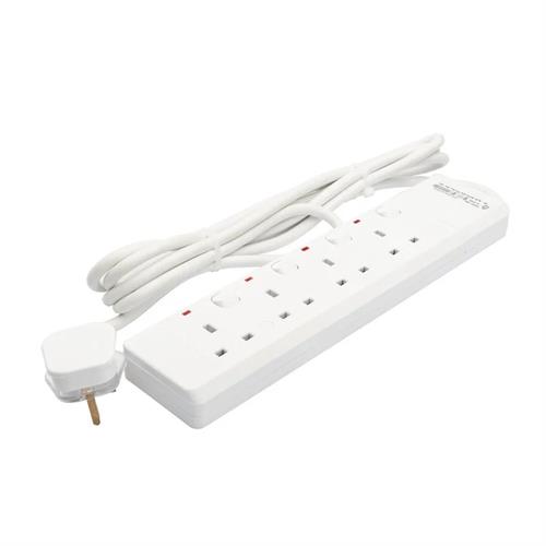 Kevilton 13A 4 Way Trailing Socket 5M