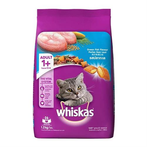 Whiskas Adult (+1 year) Ocean Fish Flavour 1.2KG