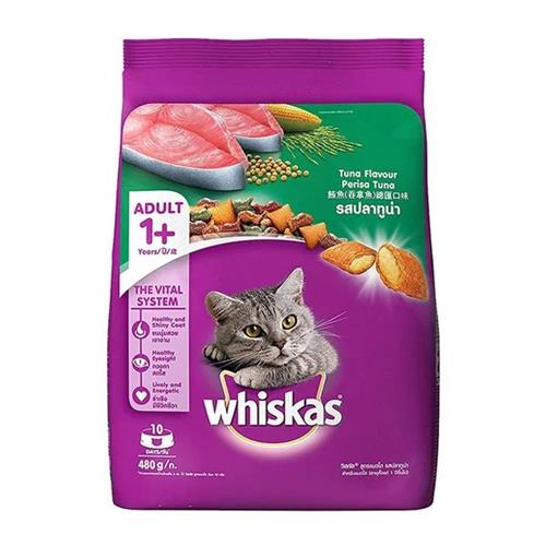 Whiskas Adult (+1 year) Tuna Flavour 480g