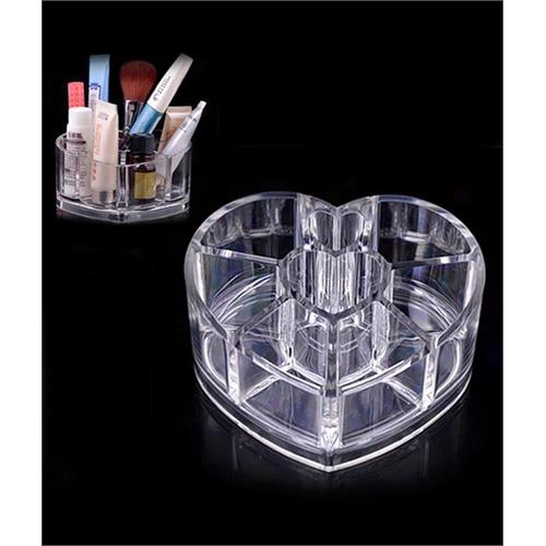 Cosmetic organizer heart