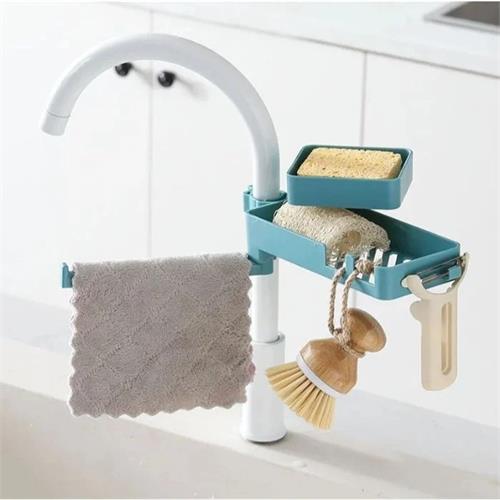 Double layer faucet rack 826