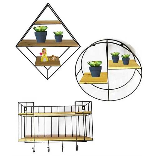 Metal Frame Display Shelves