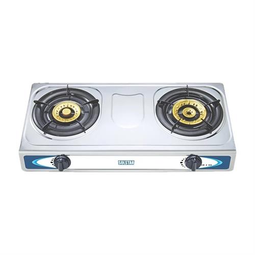 Solstar 2 Burner Gas Stove SOL- GB- 2SS