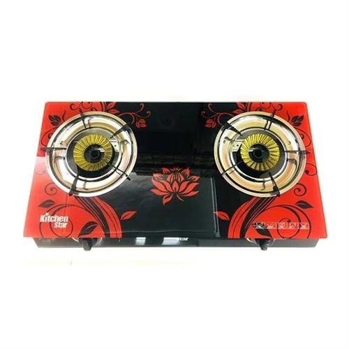 Earth Star Glass Top Double Burner KS 661