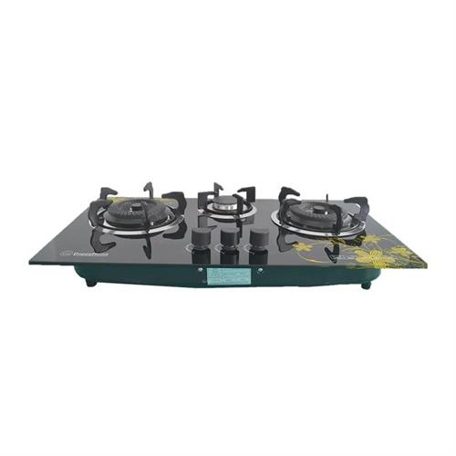 VISTA 3 BURNER GLASS TOP HUB TYPE GAS COOKER (A3Y)